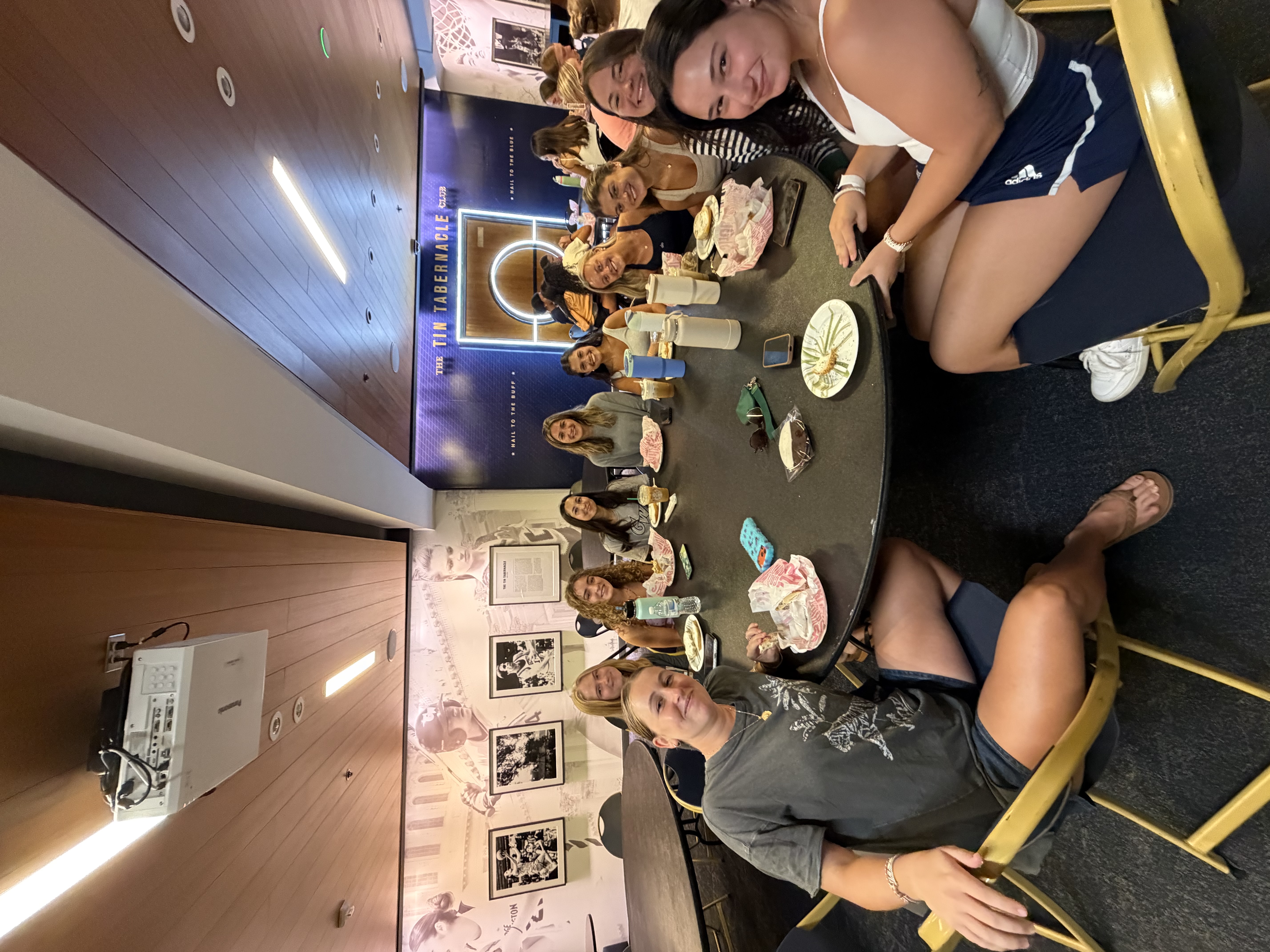 Teammates at the Tin Tabernacle Club