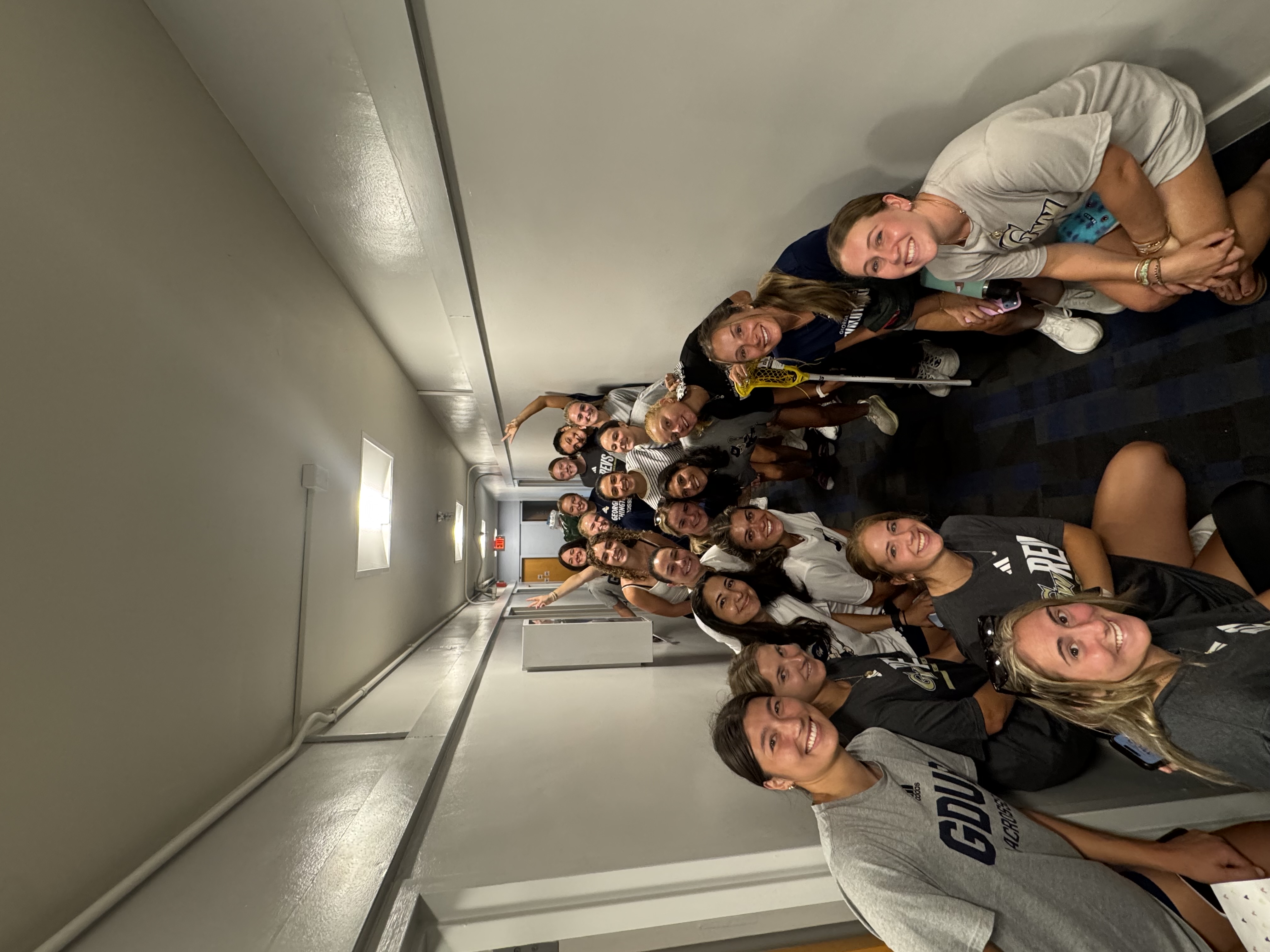 Move-in hallway welcome
